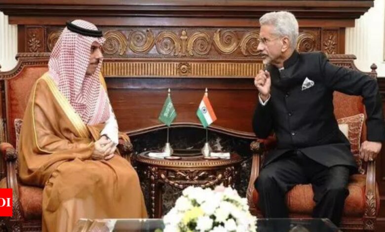 ‘Saudi crucial for stability in the Middle East’: Jaishankar holds talks with colleague | India News – Times of India