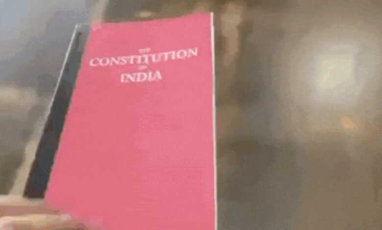 ‘Serious insult to Ambedkar’: BJP accuses Congress of distributing blank copies of Constitution at Nagpur rally – Times of India