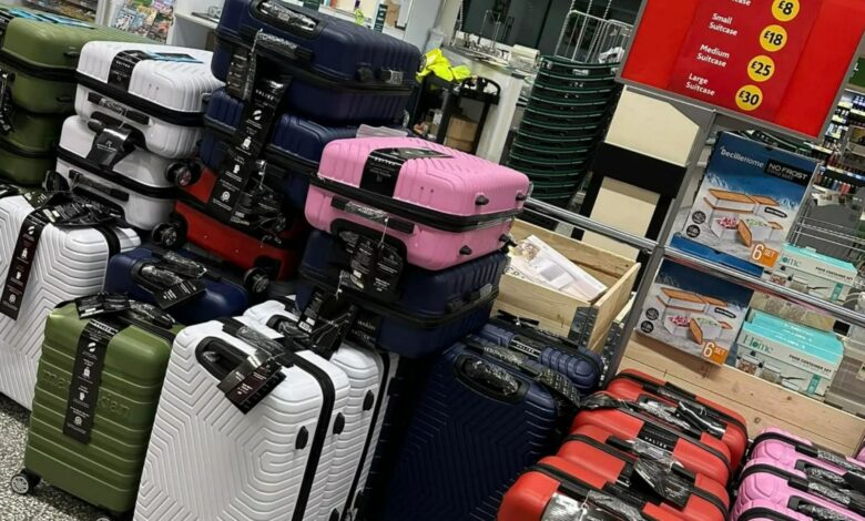 Shoppers are rushing to buy Morrisons suitcases as the supermarket cuts the price to just £8