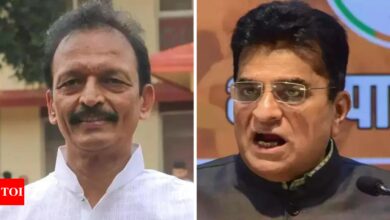 ‘Such insult cannot be tolerated’: BJP complains to Congress’ Bhai Jagtap over ‘dog bone’ on EC | India News – Times of India