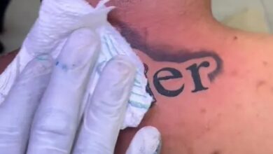 Tattoo fan leaves people in hysterics with ‘dad’ ink