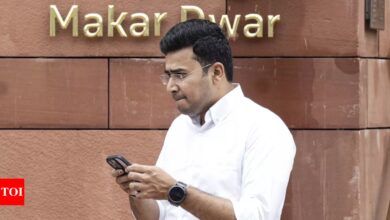 Tejasvi Surya booked for ‘fake news’ in waqf controversy | India News – Times of India