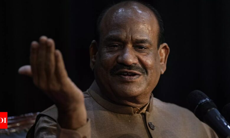 The Constitution should be kept out of politics, says Lok Sabha Speaker Om Birla | India News – Times of India