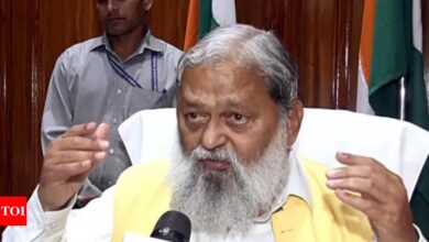 ‘The same magic will work in Jharkhand, Maharashtra…’: BJP’s Anil Vij exudes confidence | India News – Times of India