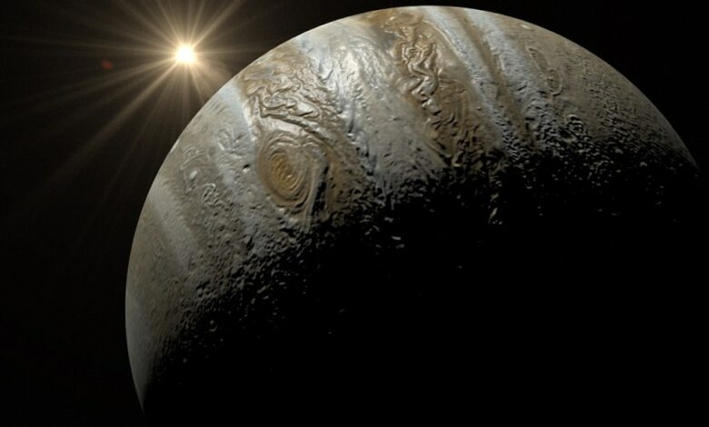 The terrestrial storms on Jupiter may be caused by magnetic tornadoes