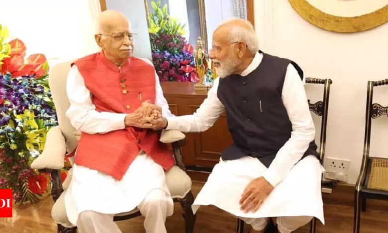 ‘This year is even more special’: PM Modi extends birthday wishes to LK Advani | India News – Times of India