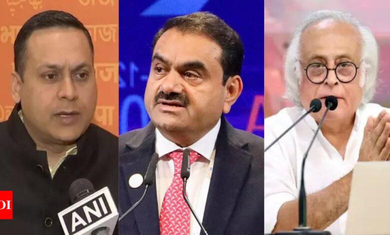 ‘Timing raises questions’: BJP targets Congress over Adani charges in US | India News – Times of India