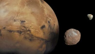 Two moons of Mars may have formed from asteroids