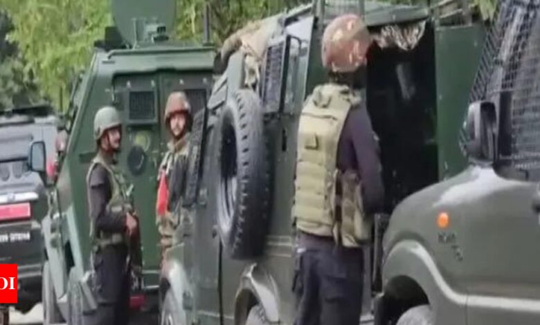 Two terrorists killed during encounter with security forces in J&K’s Baramulla | India News – Times of India