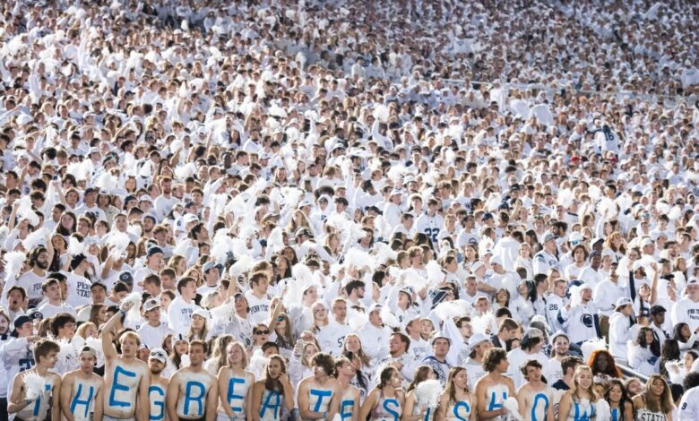 How Penn State’s White Out, the stadium spectacle, ended up on Peacock