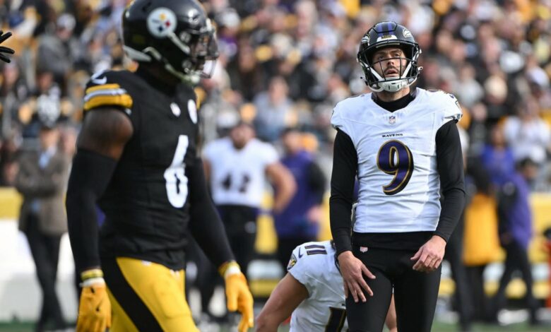 Ravens say they’re not considering a major change, but Justin Tucker is cause for concern