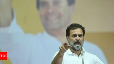 ‘Unexpected results’: Two Congress defeats, Rahul Gandhi’s identical response | India News – Times of India