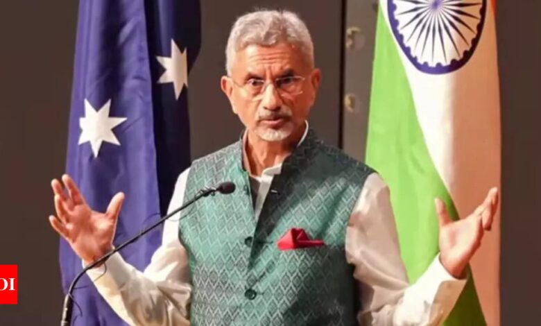 ‘Very worrying’: Jaishankar’s sharp response to attack on Hindu temple in Canada | India News – Times of India