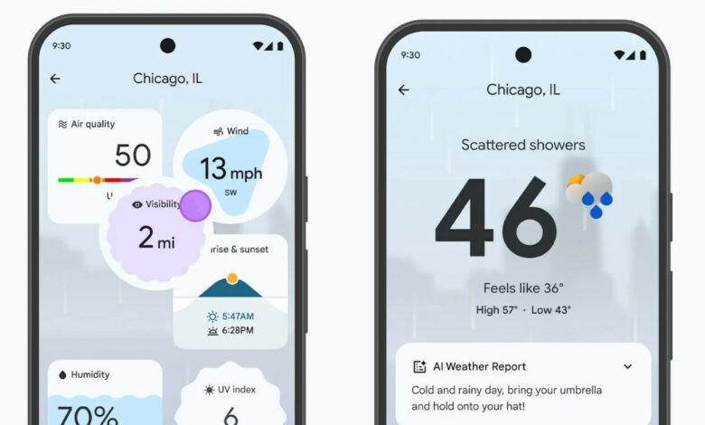 Viewing weather on Pixel phones could soon become more immersive