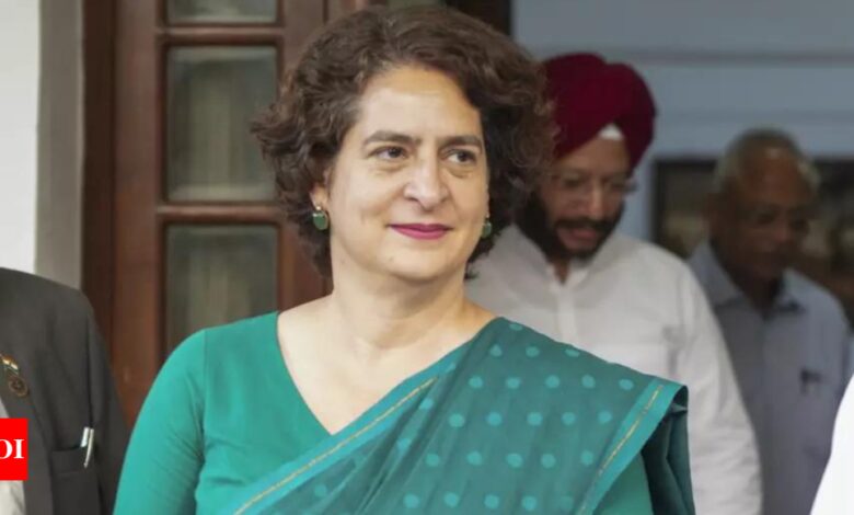 ‘Violence against Hindus extremely worrying’: Priyanka Gandhi calls for intervention by Center in Bangladesh | India News – Times of India