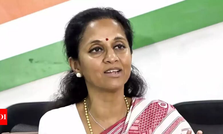 ‘Voice Memos and Messages Fake’: Supriya Sule Rejects BJP’s Bitcoin Scam Allegations | India News – Times of India