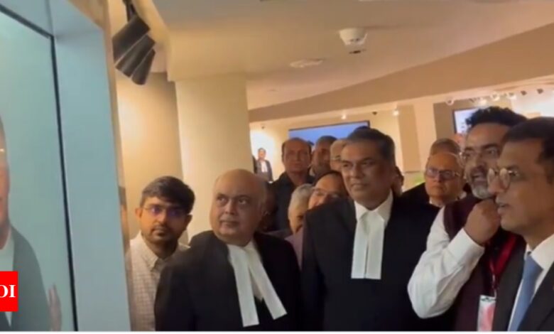 Watch: CJI asks AI lawyer: ‘Is death penalty constitutional in India?’ — see his answer | India News – Times of India