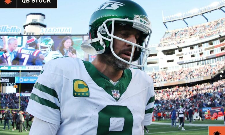 NFL QB Stock Report, Week 9: Why the Aaron Rodgers-Jets experiment failed