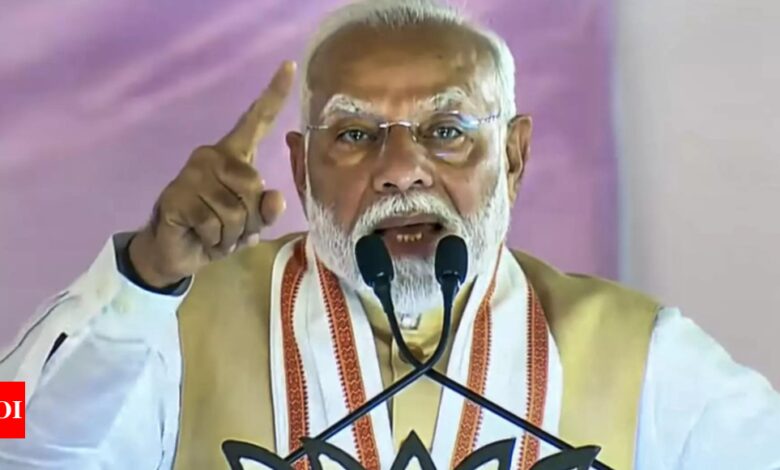 “What kind of obscene language?” PM Modi slams MVA leaders amid ‘maal’ comments row | India News – Times of India