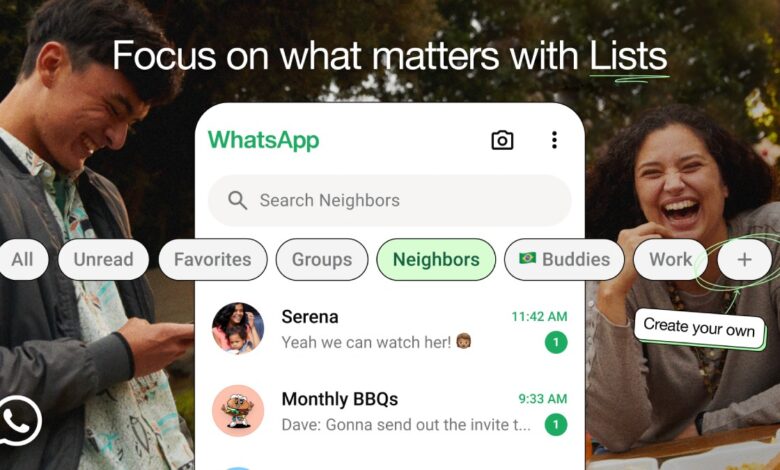 WhatsApp introduces custom lists feature for all users worldwide