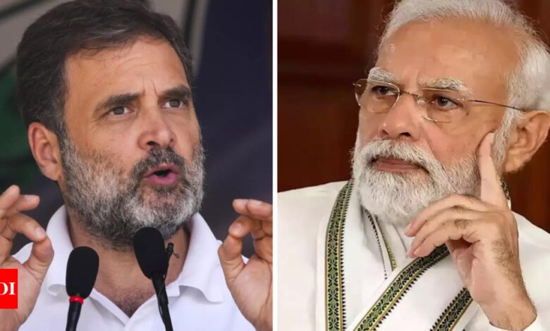 ‘Who sent you money at pace?’: Rahul Gandhi ‘Safe’ attack on PM Modi after complaint against Vinod Tawde | India News – Times of India