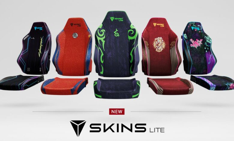 With the new Secretlab Skins Lite you can change the look of your chair for less than 0