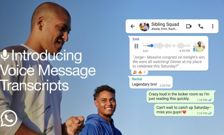 You can now get transcripts of voice messages on WhatsApp