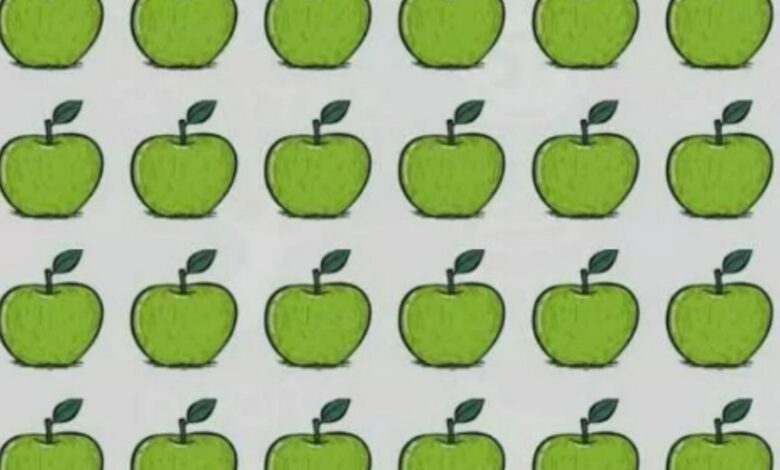 You have a high IQ if you see an apple in this optical illusion within 4 seconds