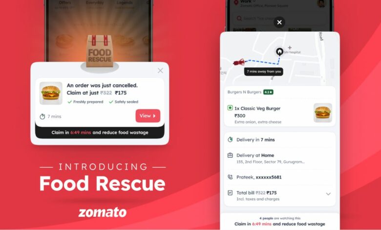 Zomato’s new feature allows you to receive canceled orders at a discount