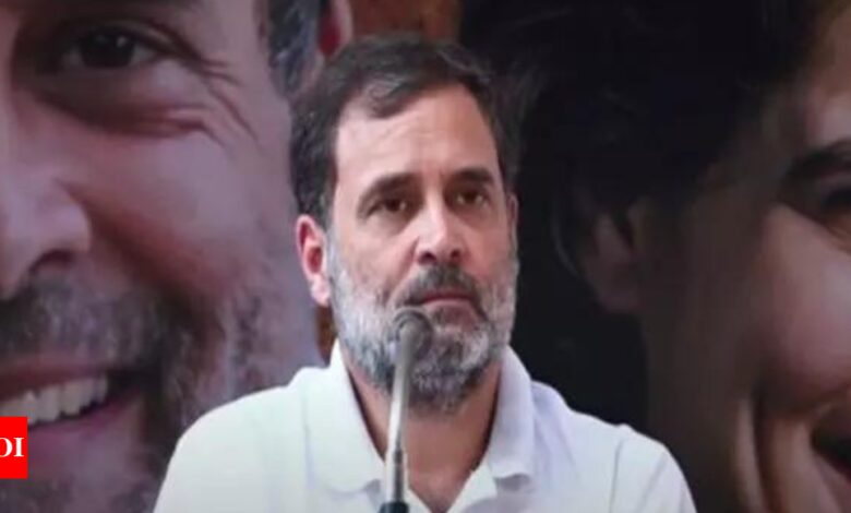 ‘treating him differently’: Rahul Gandhi accuses PM Modi of protecting Adani despite US allegations | India News – Times of India