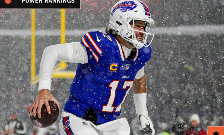 NFL Power Rankings Week 14: Bills, Eagles peaking, plus worst-case scenarios