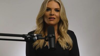 Erin Molan’s bizarre conspiracy theory surfaces as she is suspended from Sky News – as she shares nine-minute video: ‘I care too much’