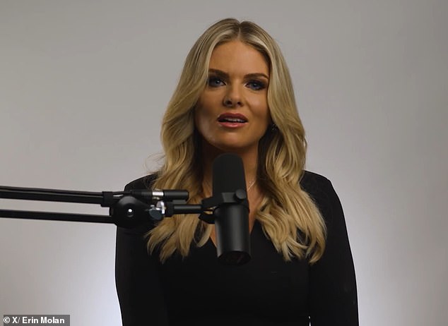 Erin Molan’s bizarre conspiracy theory surfaces as she is suspended from Sky News – as she shares nine-minute video: ‘I care too much’