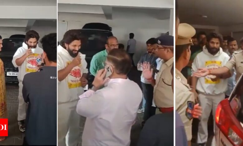 Actor Allu Arjun arrested in Sandhya Theater stampede case | India News – Times of India