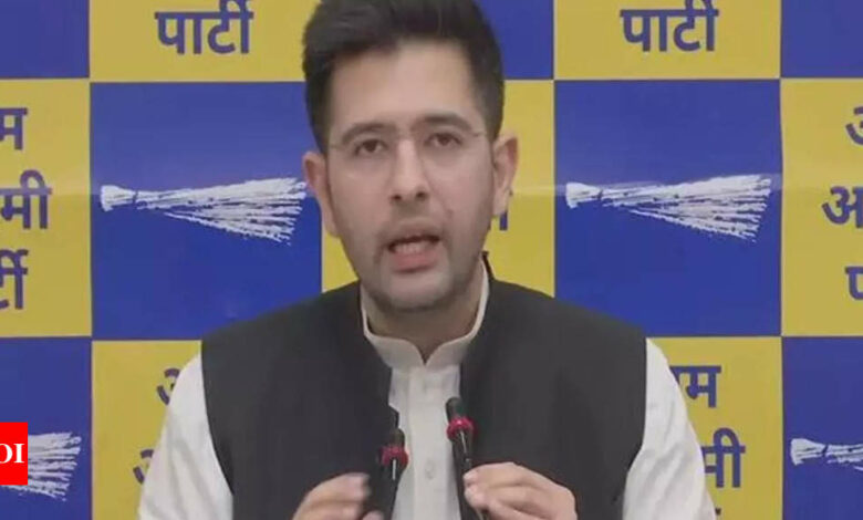 Airlines must compensate passengers for flight delays, says Raghav Chadha of AAP in RS | India News – Times of India