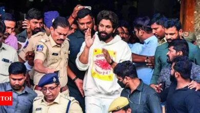 Allu Arjun spends night in jail despite bail in stampede case – Times of India