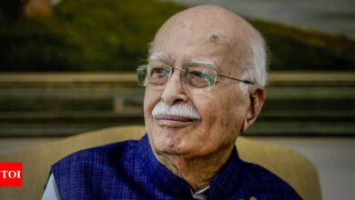 BJP veteran LK Advani admitted to hospital, condition stable | India News – Times of India