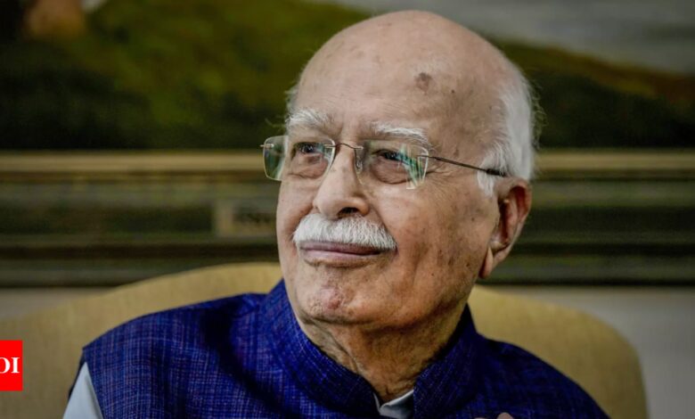 BJP veteran LK Advani admitted to hospital, condition stable | India News – Times of India