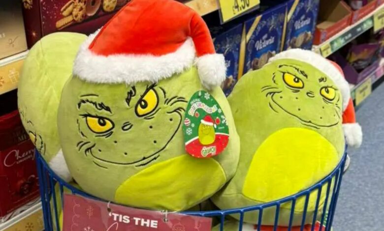 B&M sells Grinch Squishmallows and shoppers ‘need’ them as stocking stuffers