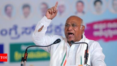 Congress chief Mallikarjun Kharge claims Vice President Dhankar is ‘constantly harassing’ the opposition in Rajya Sabha | India News – Times of India