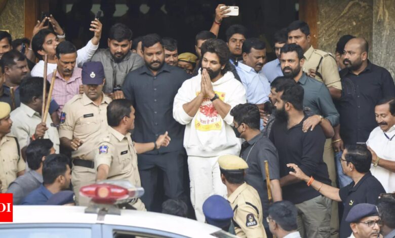 ‘Crowd was in control till actor arrived’: Telangana police defends arrest of Allu Arjun in stampede case | India News – Times of India