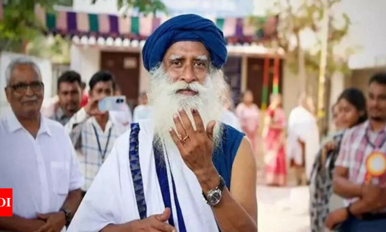 ‘Disheartening’: Sadhguru responds to disruptions in Indian Parliament | India News – Times of India