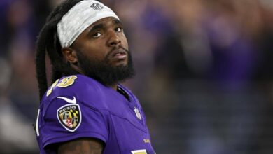 Ravens suspend Diontae Johnson one game after he refuses to take the field vs. Eagles