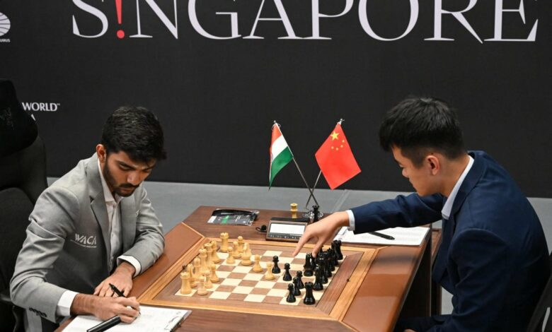 Gukesh Dommaraju, 18, becomes the youngest world chess champion in history