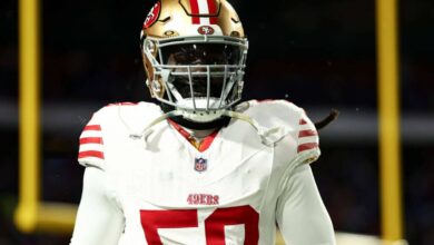 49ers’ De’Vondre Campbell refuses to play and leaves the TNF game in the third quarter