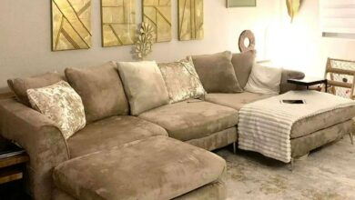 I couldn’t afford a velvet sofa so I transformed mine with a £5.25 Matalan purchase