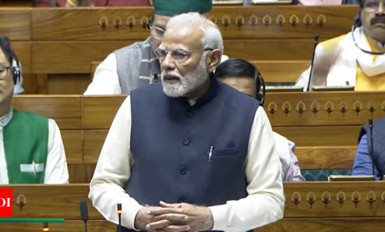 India is not only a great democracy but also the mother of democracy: Prime Minister Modi’s Lok Sabha speech – Top Quotes | India News – Times of India