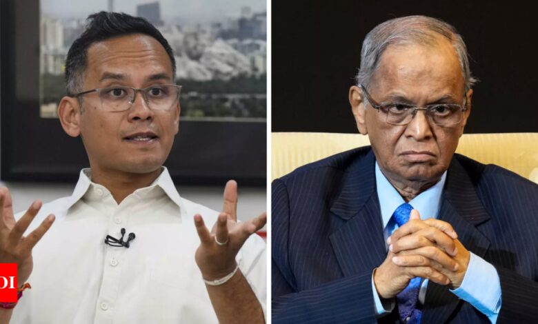 ‘It’s a luxury that men have’: Congressman Gaurav Gogoi criticizes Narayana Murthy’s views on work-life balance | India News – Times of India