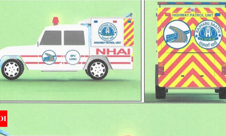 NHAI to roll out route patrol vehicles for faster assistance and maintenance – Times of India