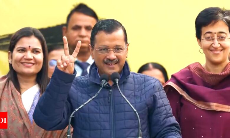 Rs 2,100 for every Delhi woman if voted to power: Kejriwal’s big election promise | India News – Times of India